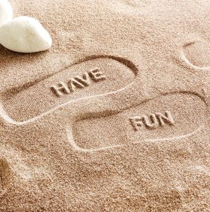 Leuke strand slippers met bedrukking
