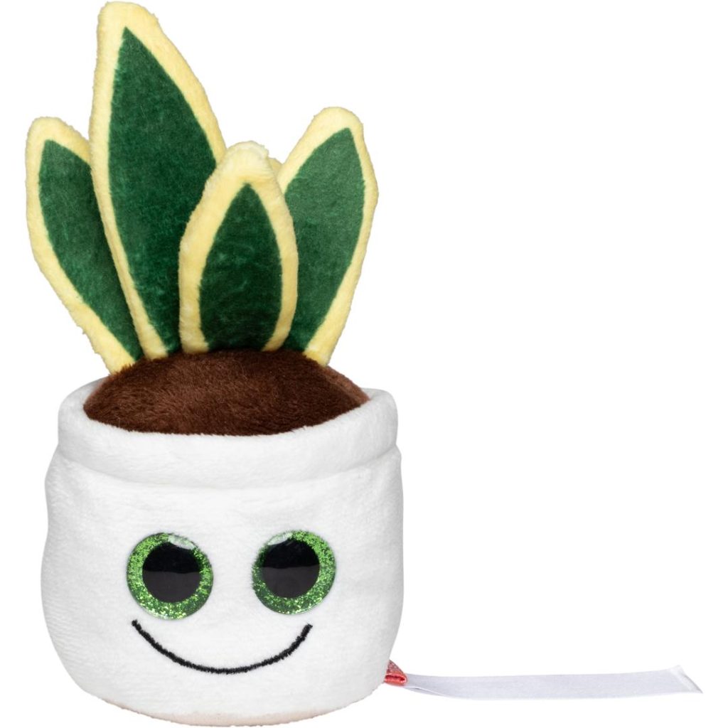 Schmoozies® Evergreenies® Snake Plant knuffel bedrukt logo – Praktisch en Charmant!