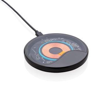 State-of-the-art ontwerp Encore 10W draadloze oplader met logo bedrukken