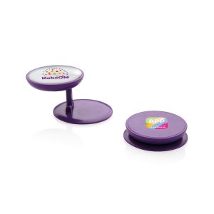 Dat is handig! Stick ’n Hold telefoon standaard. De perfecte giveaway!