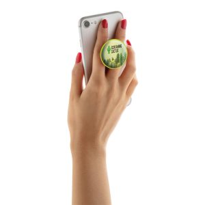 Dat is handig! Stick ’n Hold telefoon standaard. De perfecte giveaway!