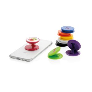 Dat is handig! Stick ’n Hold telefoon standaard. De perfecte giveaway!