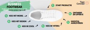 Oranje schoenen met eigen naam