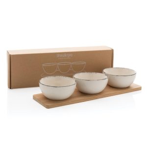 Ukiyo design geschenken bedrukken 3 schaaltjes