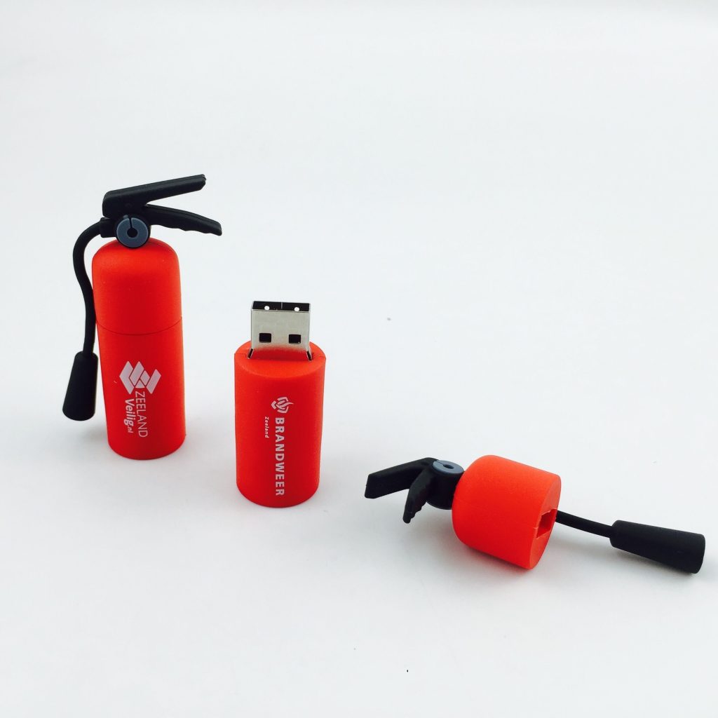 USB-stick brandblusser met logo