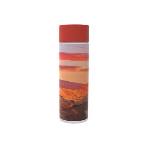 Duurzame H2O waterfles allover full colour bedrukt met logo, vaatwasserbestendig en vriezerbestendig
