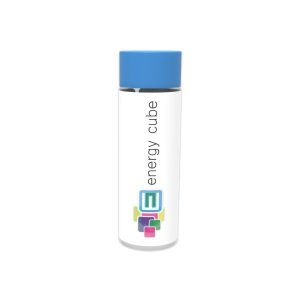 Duurzame H2O waterfles allover full colour bedrukt met logo, vaatwasserbestendig en vriezerbestendig