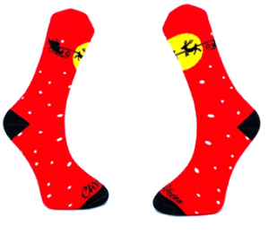 Kerstsokken met logo